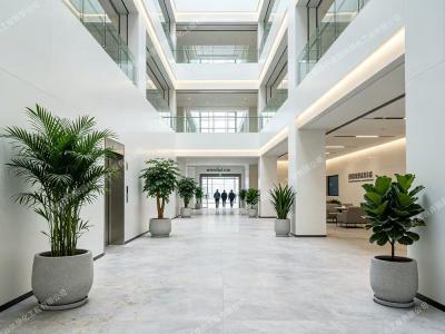 企业工厂盆栽植物租摆实景案例