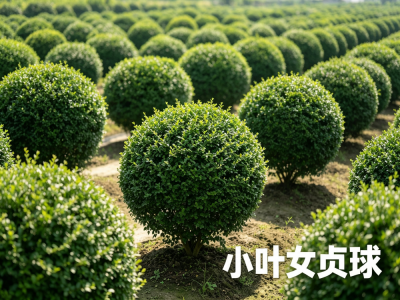 庭院花园绿化植物-小叶女贞球