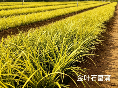 庭院花园绿化植物-金叶石菖蒲